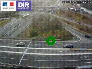 <h2>Webcam traffic à Grenoble-sud sur l'autoroute A480. Vue orientée vers l'entrée et la sortie de Grenoble</h2>