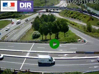 <h2>Webcam traffic à Grenoble-sud sur l'autoroute A480. Vue orientée vers l'entrée et la sortie de Grenoble</h2>