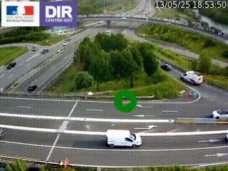 <h2>Webcam traffic à Grenoble-sud sur l'autoroute A480. Vue orientée vers l'entrée et la sortie de Grenoble</h2>