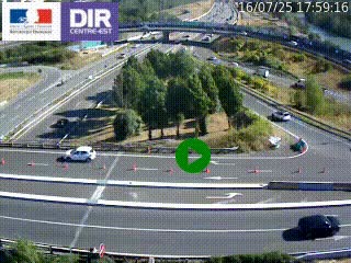 <h2>Webcam traffic à Grenoble-sud sur l'autoroute A480. Vue orientée vers l'entrée et la sortie de Grenoble</h2>