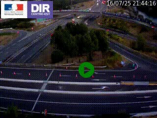 <h2>Webcam traffic à Grenoble-sud sur l'autoroute A480. Vue orientée vers l'entrée et la sortie de Grenoble</h2>