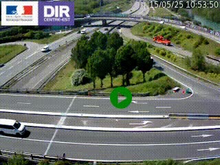 <h2>Webcam traffic à Grenoble-sud sur l'autoroute A480. Vue orientée vers l'entrée et la sortie de Grenoble</h2>
