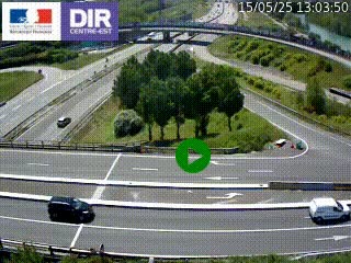 <h2>Webcam traffic à Grenoble-sud sur l'autoroute A480. Vue orientée vers l'entrée et la sortie de Grenoble</h2>
