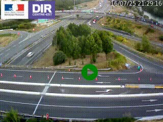 <h2>Webcam traffic à Grenoble-sud sur l'autoroute A480. Vue orientée vers l'entrée et la sortie de Grenoble</h2>