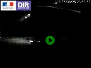 Webcam traffic à Grenoble-sud sur l'autoroute A480. Vue orientée vers l'entrée et la sortie de Grenoble