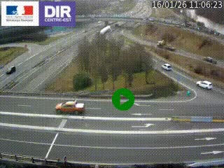 <h2>Webcam traffic à Grenoble-sud sur l'autoroute A480. Vue orientée vers l'entrée et la sortie de Grenoble</h2>