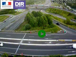 <h2>Webcam traffic à Grenoble-sud sur l'autoroute A480. Vue orientée vers l'entrée et la sortie de Grenoble</h2>