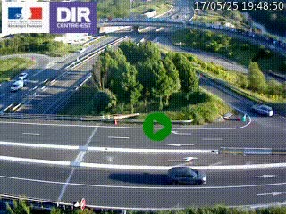 <h2>Webcam traffic à Grenoble-sud sur l'autoroute A480. Vue orientée vers l'entrée et la sortie de Grenoble</h2>