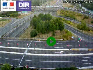<h2>Webcam traffic à Grenoble-sud sur l'autoroute A480. Vue orientée vers l'entrée et la sortie de Grenoble</h2>
