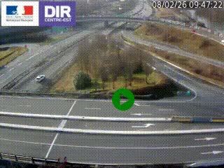 <h2>Webcam traffic à Grenoble-sud sur l'autoroute A480. Vue orientée vers l'entrée et la sortie de Grenoble</h2>
