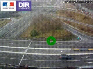 <h2>Webcam traffic à Grenoble-sud sur l'autoroute A480. Vue orientée vers l'entrée et la sortie de Grenoble</h2>