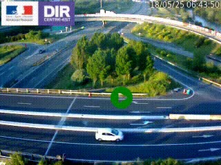 <h2>Webcam traffic à Grenoble-sud sur l'autoroute A480. Vue orientée vers l'entrée et la sortie de Grenoble</h2>