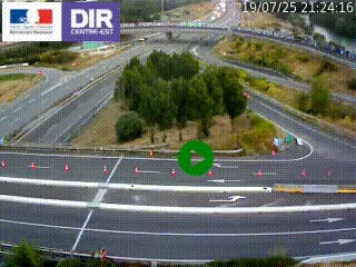 <h2>Webcam traffic à Grenoble-sud sur l'autoroute A480. Vue orientée vers l'entrée et la sortie de Grenoble</h2>