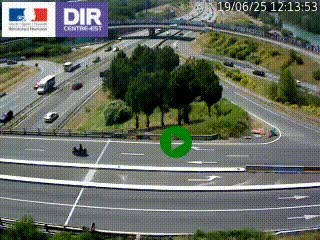 <h2>Webcam traffic à Grenoble-sud sur l'autoroute A480. Vue orientée vers l'entrée et la sortie de Grenoble</h2>