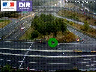 <h2>Webcam traffic à Grenoble-sud sur l'autoroute A480. Vue orientée vers l'entrée et la sortie de Grenoble</h2>