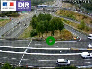 <h2>Webcam traffic à Grenoble-sud sur l'autoroute A480. Vue orientée vers l'entrée et la sortie de Grenoble</h2>