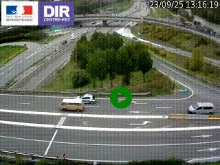 <h2>Webcam traffic à Grenoble-sud sur l'autoroute A480. Vue orientée vers l'entrée et la sortie de Grenoble</h2>
