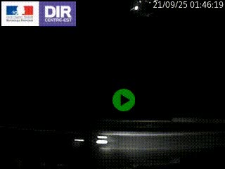 Webcam traffic à Grenoble-sud sur l'autoroute A480. Vue orientée vers l'entrée et la sortie de Grenoble