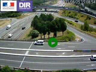 <h2>Webcam traffic à Grenoble-sud sur l'autoroute A480. Vue orientée vers l'entrée et la sortie de Grenoble</h2>