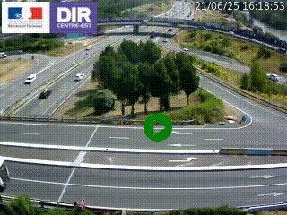<h2>Webcam traffic à Grenoble-sud sur l'autoroute A480. Vue orientée vers l'entrée et la sortie de Grenoble</h2>