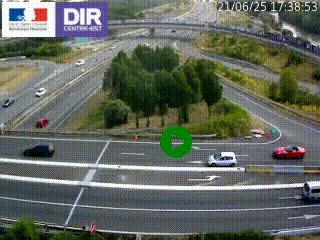 <h2>Webcam traffic à Grenoble-sud sur l'autoroute A480. Vue orientée vers l'entrée et la sortie de Grenoble</h2>