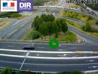 <h2>Webcam traffic à Grenoble-sud sur l'autoroute A480. Vue orientée vers l'entrée et la sortie de Grenoble</h2>