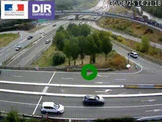 <h2>Webcam traffic à Grenoble-sud sur l'autoroute A480. Vue orientée vers l'entrée et la sortie de Grenoble</h2>