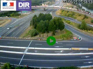 <h2>Webcam traffic à Grenoble-sud sur l'autoroute A480. Vue orientée vers l'entrée et la sortie de Grenoble</h2>