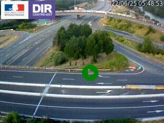 <h2>Webcam traffic à Grenoble-sud sur l'autoroute A480. Vue orientée vers l'entrée et la sortie de Grenoble</h2>