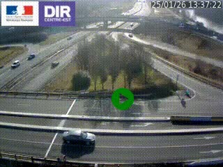 <h2>Webcam traffic à Grenoble-sud sur l'autoroute A480. Vue orientée vers l'entrée et la sortie de Grenoble</h2>