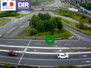 <h2>Webcam traffic à Grenoble-sud sur l'autoroute A480. Vue orientée vers l'entrée et la sortie de Grenoble</h2>
