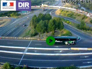 <h2>Webcam traffic à Grenoble-sud sur l'autoroute A480. Vue orientée vers l'entrée et la sortie de Grenoble</h2>
