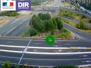 <h2>Webcam traffic à Grenoble-sud sur l'autoroute A480. Vue orientée vers l'entrée et la sortie de Grenoble</h2>