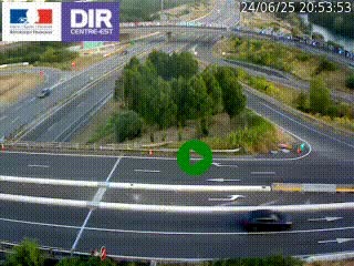 <h2>Webcam traffic à Grenoble-sud sur l'autoroute A480. Vue orientée vers l'entrée et la sortie de Grenoble</h2>