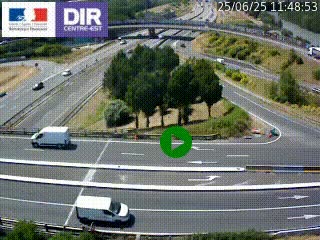 <h2>Webcam traffic à Grenoble-sud sur l'autoroute A480. Vue orientée vers l'entrée et la sortie de Grenoble</h2>