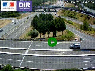 <h2>Webcam traffic à Grenoble-sud sur l'autoroute A480. Vue orientée vers l'entrée et la sortie de Grenoble</h2>