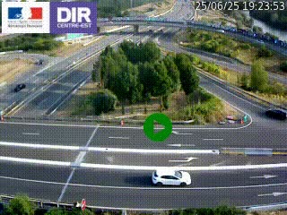 <h2>Webcam traffic à Grenoble-sud sur l'autoroute A480. Vue orientée vers l'entrée et la sortie de Grenoble</h2>