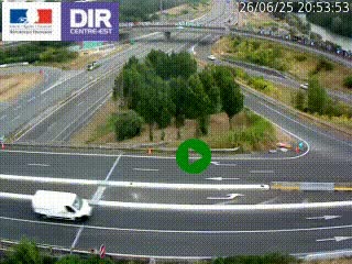<h2>Webcam traffic à Grenoble-sud sur l'autoroute A480. Vue orientée vers l'entrée et la sortie de Grenoble</h2>