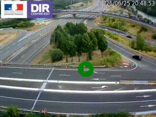 <h2>Webcam traffic à Grenoble-sud sur l'autoroute A480. Vue orientée vers l'entrée et la sortie de Grenoble</h2>