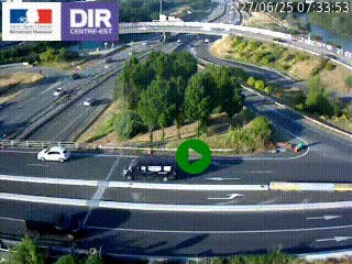 <h2>Webcam traffic à Grenoble-sud sur l'autoroute A480. Vue orientée vers l'entrée et la sortie de Grenoble</h2>
