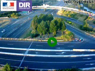 <h2>Webcam traffic à Grenoble-sud sur l'autoroute A480. Vue orientée vers l'entrée et la sortie de Grenoble</h2>