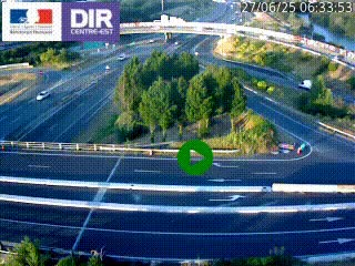 <h2>Webcam traffic à Grenoble-sud sur l'autoroute A480. Vue orientée vers l'entrée et la sortie de Grenoble</h2>