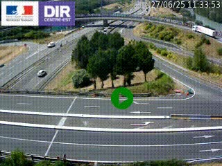 <h2>Webcam traffic à Grenoble-sud sur l'autoroute A480. Vue orientée vers l'entrée et la sortie de Grenoble</h2>