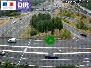 <h2>Webcam traffic à Grenoble-sud sur l'autoroute A480. Vue orientée vers l'entrée et la sortie de Grenoble</h2>