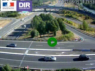 <h2>Webcam traffic à Grenoble-sud sur l'autoroute A480. Vue orientée vers l'entrée et la sortie de Grenoble</h2>