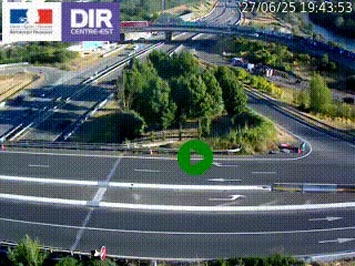 <h2>Webcam traffic à Grenoble-sud sur l'autoroute A480. Vue orientée vers l'entrée et la sortie de Grenoble</h2>
