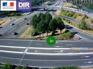 <h2>Webcam traffic à Grenoble-sud sur l'autoroute A480. Vue orientée vers l'entrée et la sortie de Grenoble</h2>