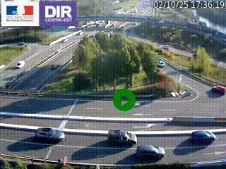 <h2>Webcam traffic à Grenoble-sud sur l'autoroute A480. Vue orientée vers l'entrée et la sortie de Grenoble</h2>