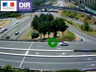 <h2>Webcam traffic à Grenoble-sud sur l'autoroute A480. Vue orientée vers l'entrée et la sortie de Grenoble</h2>