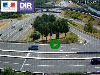 <h2>Webcam traffic à Grenoble-sud sur l'autoroute A480. Vue orientée vers l'entrée et la sortie de Grenoble</h2>